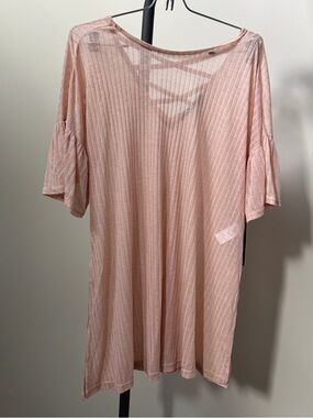 Doe & Rae Blush Transparent Shirt